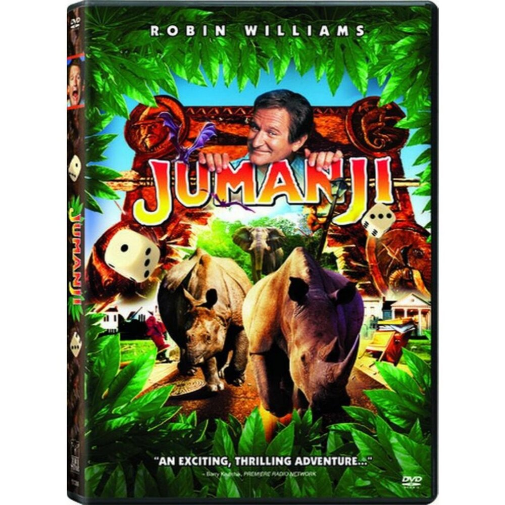 Jumanji DVD Movie Starring Robin Williams - An Exciting Thrilling Adventure NEW